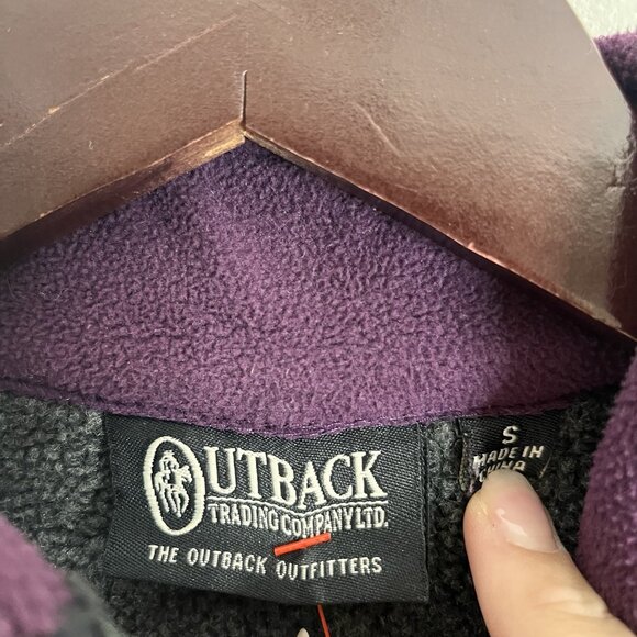 Outback Trading Company Size Small Purple Wind Break Vest - Picture 3 of 8